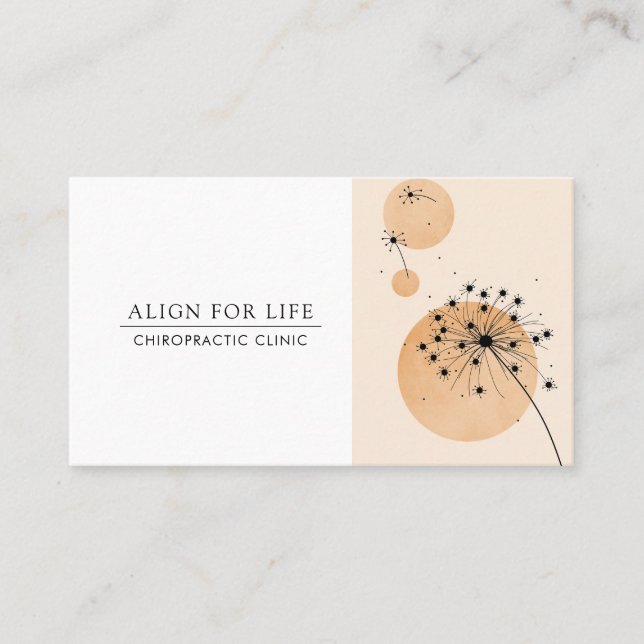 Chiropraticien Chiropratique Carte de visite (Devant)
