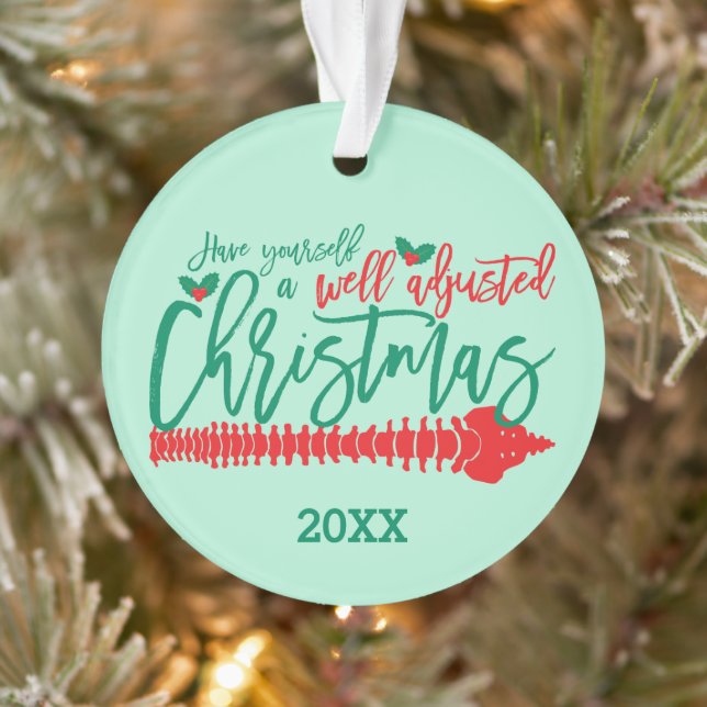 Chiropratique de Noël bien ajusté (Arbre)