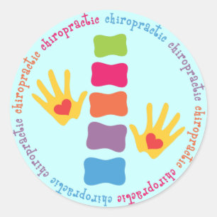 Chiropratique Mains et Stickers Spine