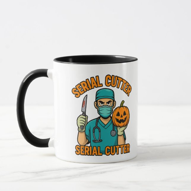 Chirurgien amusant Halloween Mug (Gauche)