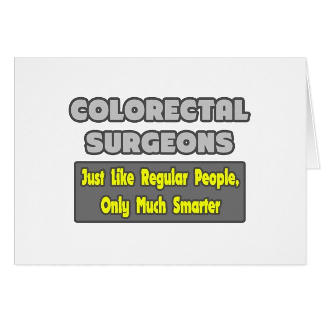 Chirurgiens colorectaux ... Plus intelligent (Devant horizontal)
