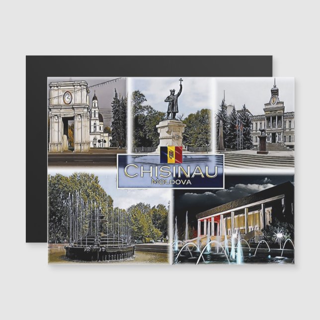 Chisinau - Moldavie - Mosaïque - (Devant / Derrière)