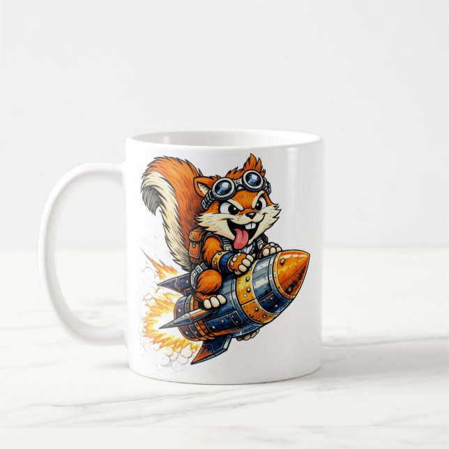 Chispa the Rocket Squirrel Mug (Gauche)