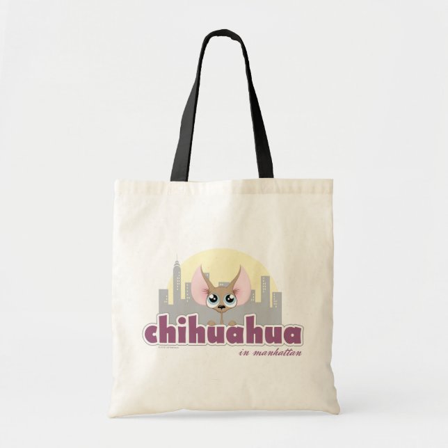 Chiwawa mignon dans le sac fourre-tout à chien de (Devant)
