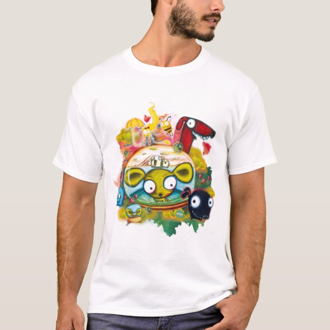 Chiwawas dans le T-shirt d'Aleloop de l'espace (Devant)