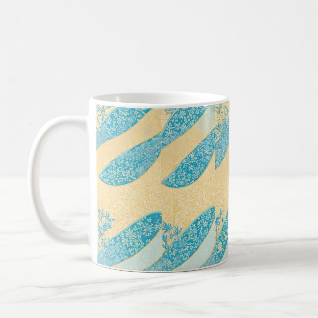 Chiyogami Collage - Floral Harmony Mug (Gauche)