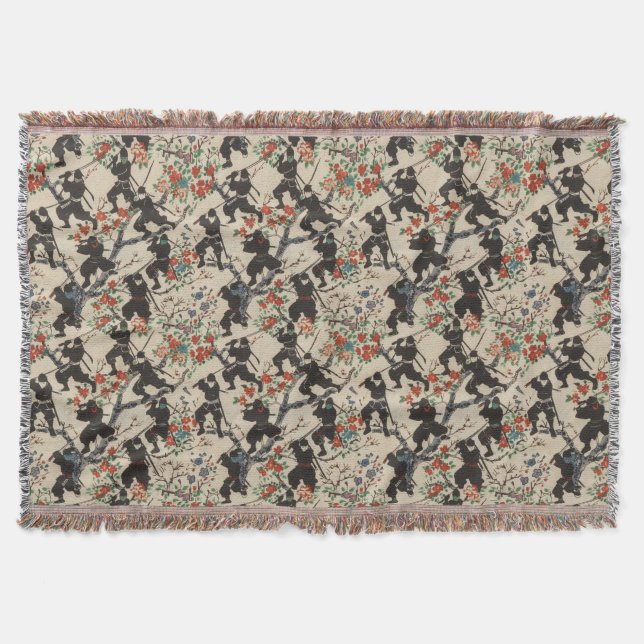Chiyogami japonais Ninja Motif Jeu de couverture (Devant)