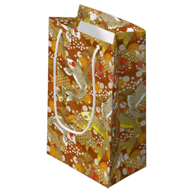 Chiyogami-Washi Sac cadeau stylisé (Devant Angle)