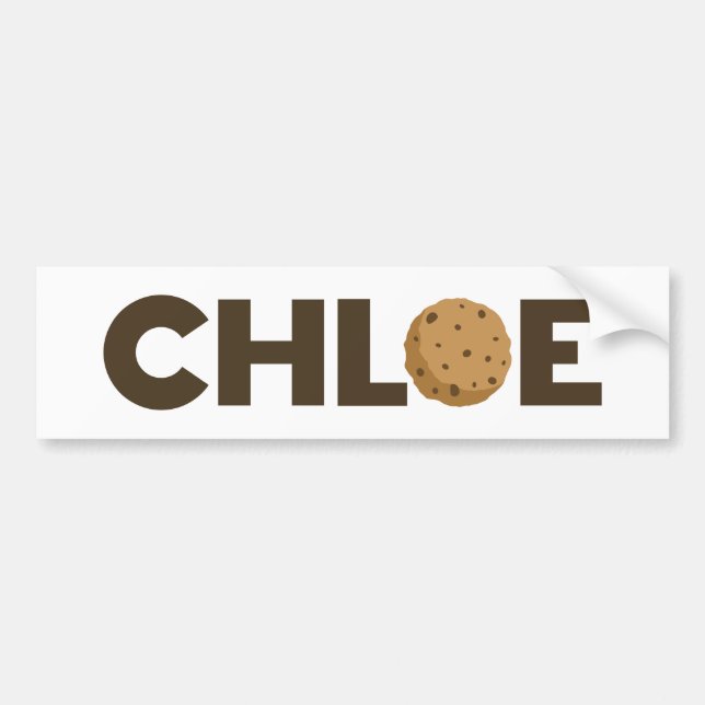Chloe cookie bumper sticker (Devant)
