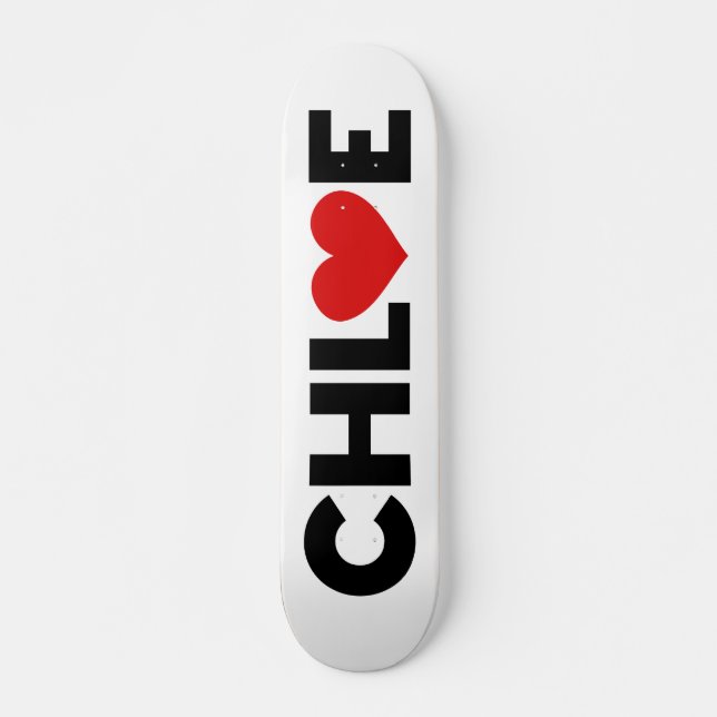 Chloe Love Skateboard (Devant)