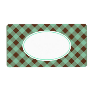 Chocolat à la menthe En vichy Étiquettes
