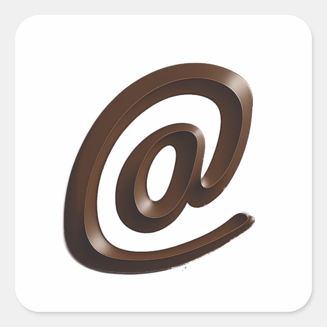 Chocolat aux autocollants de caractère (Devant)