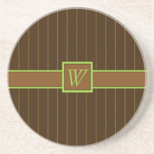 Chocolat avec Dessous de verre de grès en pierre d