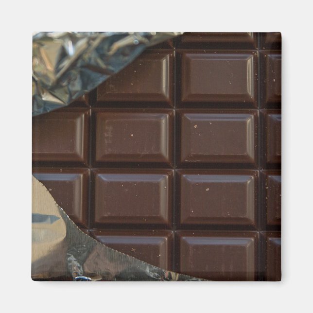 Chocolat Barre de bonbons Magnet alimentaire (Devant)