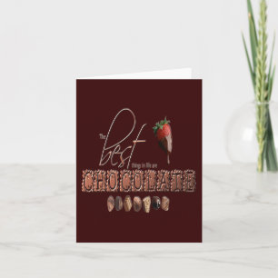 Chocolat - Carte pour notes
