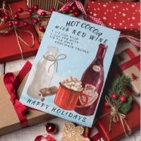 Chocolat Chaud au Vin Rouge Recette Carte Postale