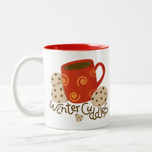 Chocolat chaud avec biscuits - Mug (Gauche)