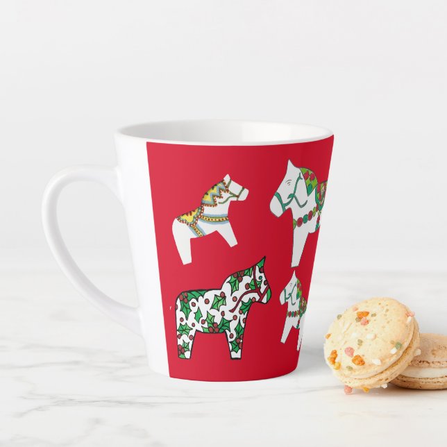 Chocolat chaud Dala Chevaux Mug (En situation)
