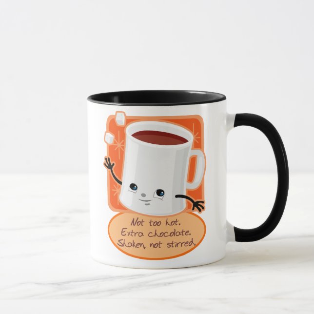 Chocolat chaud de vacances Mug (Droite)