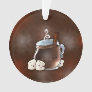 Chocolat chaud et guimauves de Kawaii