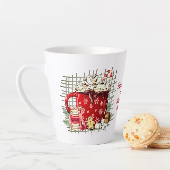 Chocolat chaud Météo Latte Mug (En situation)