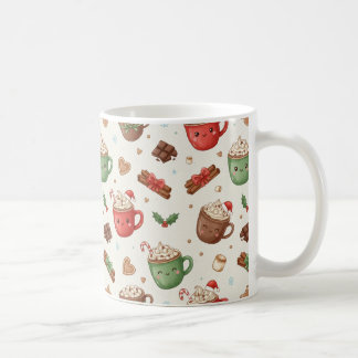 Chocolat Chaud Mignon Motif – Tasses Illustrées Fe