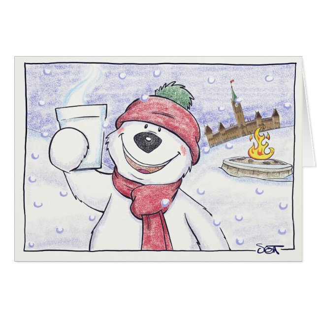 Chocolat chaud sur la colline (Devant horizontal)
