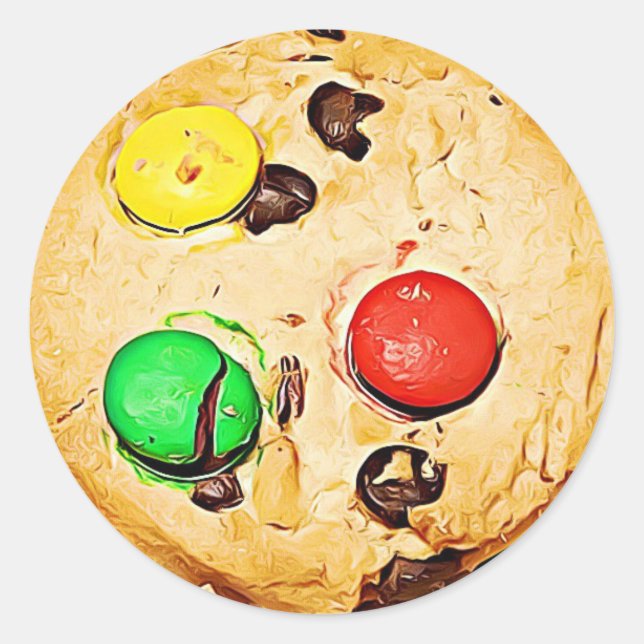 Chocolat Chip Candy Cookers Stickers (Devant)