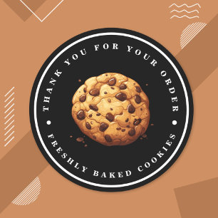 Chocolat Chip Cookie Business Sticker