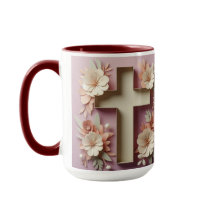 Chocolat Cross Floral Mug ai design