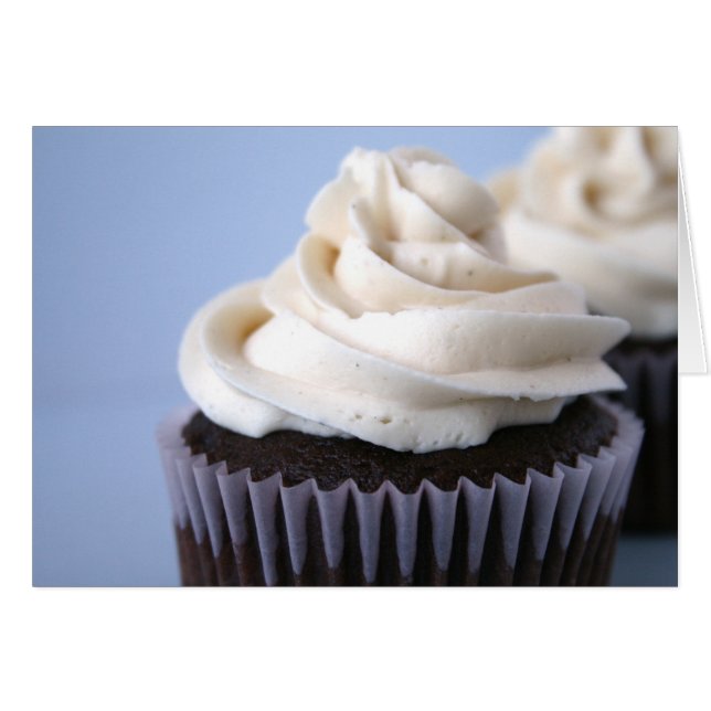 Chocolat Cupcake Vanille Frosting (Devant Horizontal)