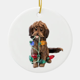 Chocolat Doodé Ornement de chien
