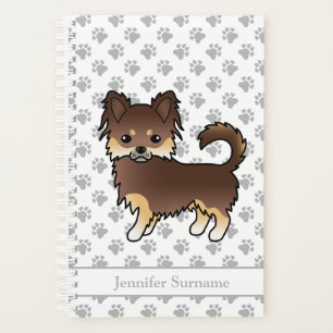 Chocolat Et Brun Longue Robe Chien Chihuahua & Tex