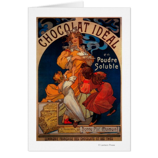 Chocolat Idéal Poster Vintage Europe (Devant)