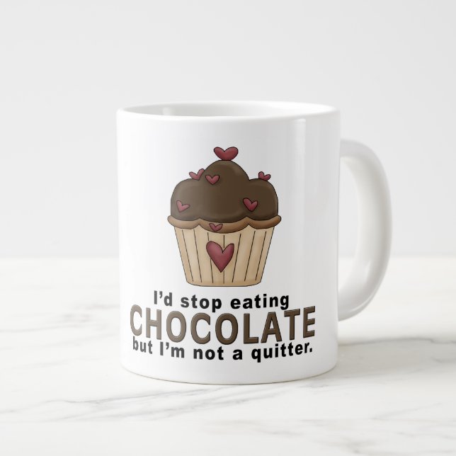 Chocolat - Jumbo Mug (Devant droit)