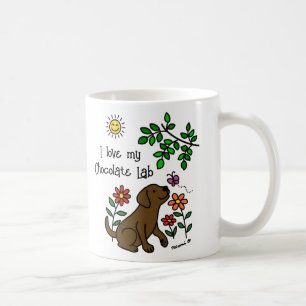 Chocolat Labrador et Mug verte