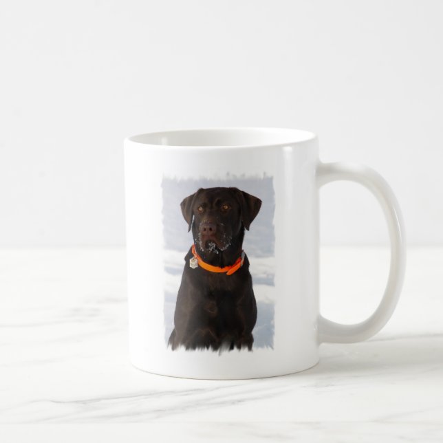 Chocolat Labrador Mug (Droite)