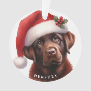 Chocolat mignon Labrador Retriever Chien Noël