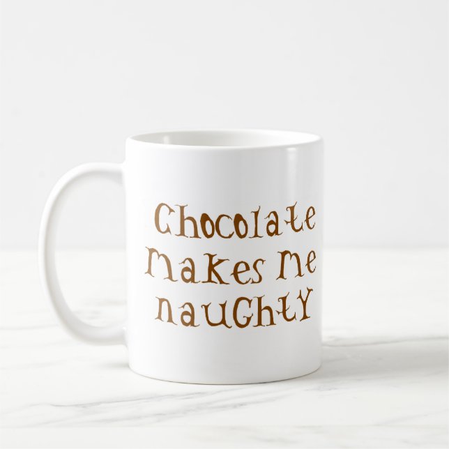 chocolat naughty café tasse (Gauche)
