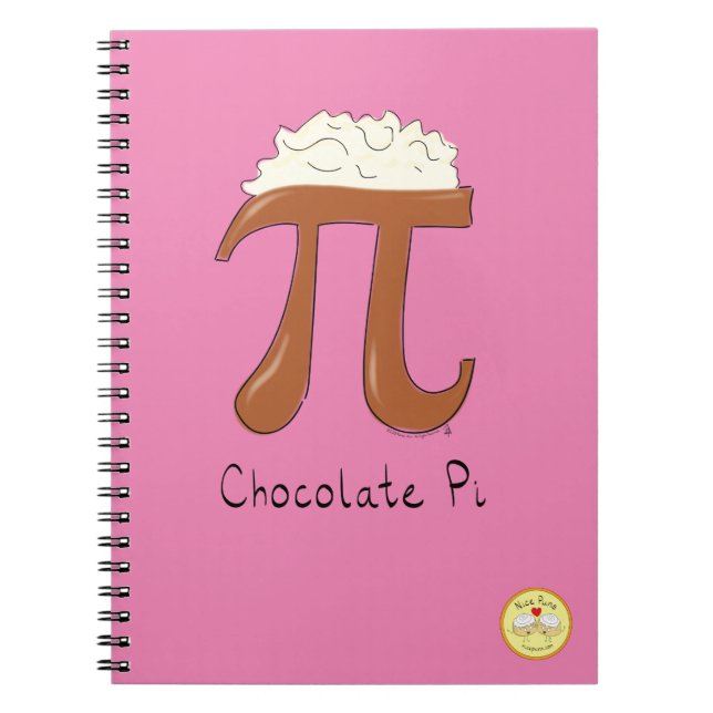 Chocolat Pi Cute Math Pi Carnet jour (Devant)