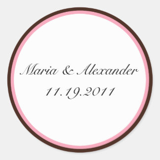 Chocolat rose Brown Phoques / Stickers