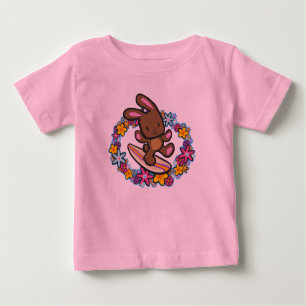 Chocolat Surf Bunny Toddler T-Shirts