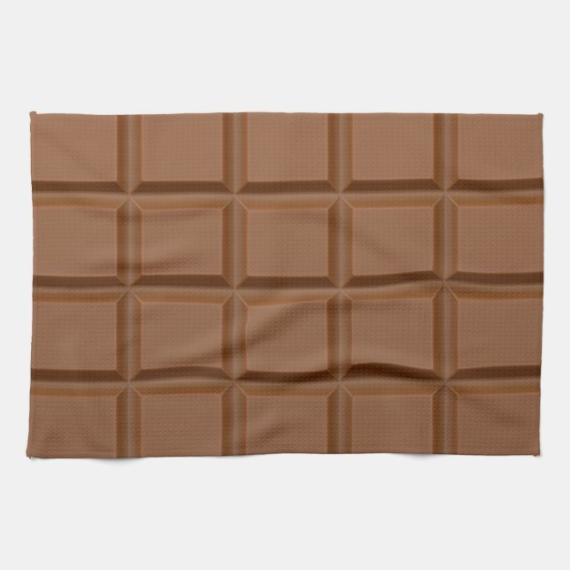 "Chocolate Bar" serviette de cuisine personnalisée (Horizontal)