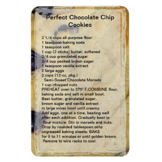 Chocolate Chip Cookie Recipe Magnet