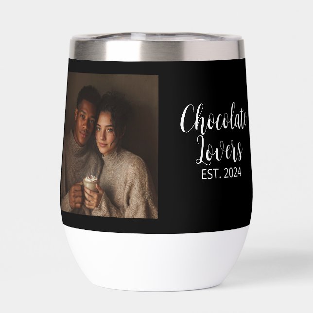 Chocolate Lovers Couple Established Photo Gift (Arrière)