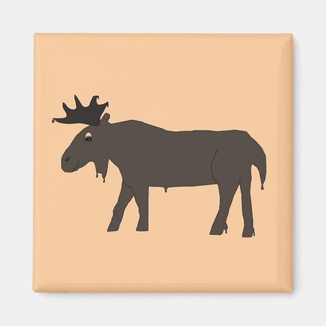 Chocolate Moose magnet (Devant)