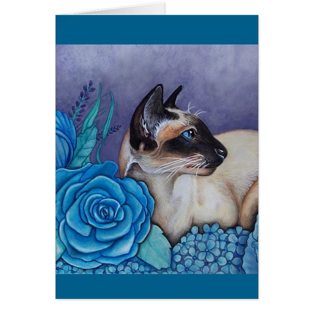 Chocolate Point Siamese  Cat (Devant)