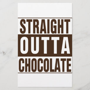 Chocolate Straight Outta Brown