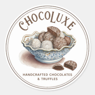 Chocolatier fabricant Chocolatier Étiquette produi