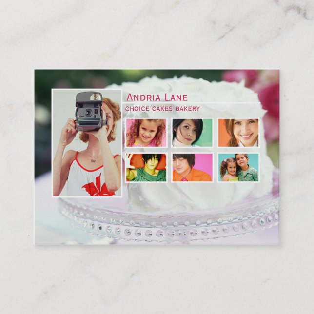 Choice Cakes Chubby Cartes de visite (Devant)